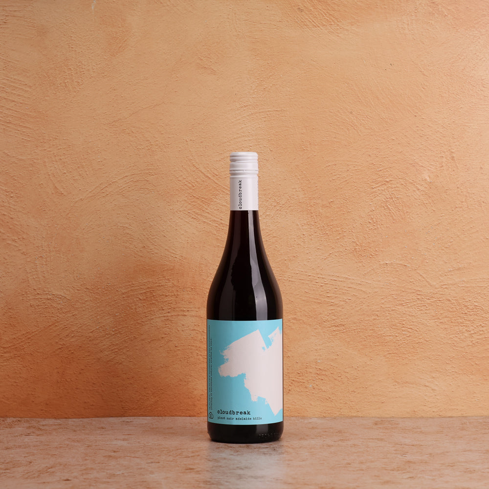 A bottle of Cloudbreak Nouveau Pinot Noir 2024 750ml Red Wine