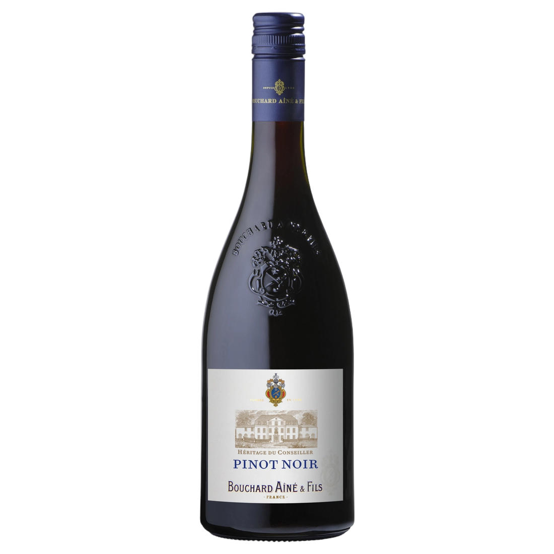 A bottle of Bouchard Aîne & Fils Héritage du Conseiller Pinot Noir 2024 750ml Red Wine