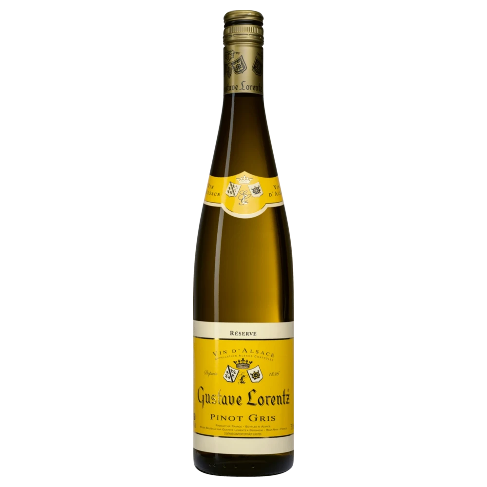 A bottle of Gustave Lorentz Pinot Gris Reserve 2024 750ml White Wine