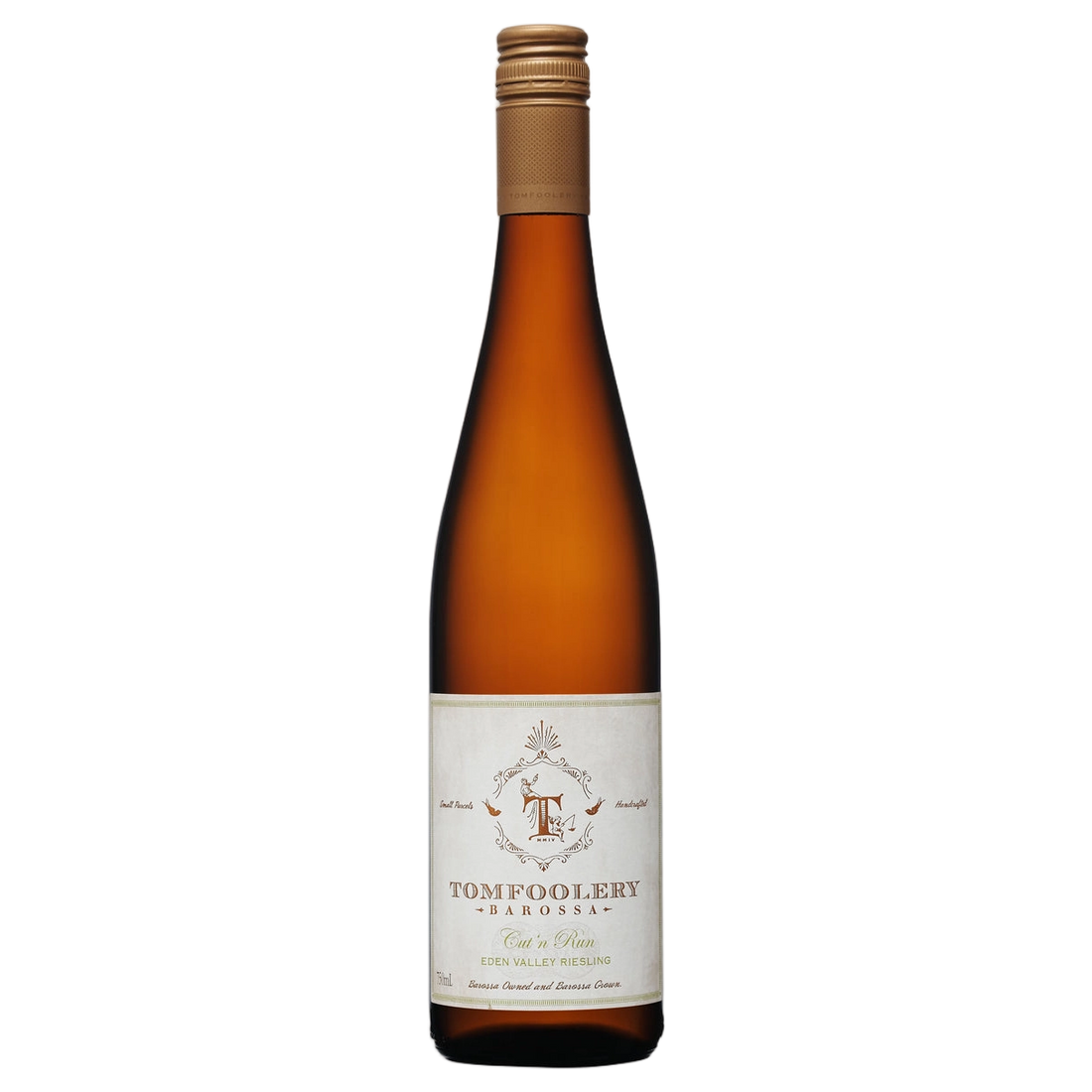 A bottle of Tomfoolery Cut & Run Eden Valley Riesling 2026 750ml White Wine