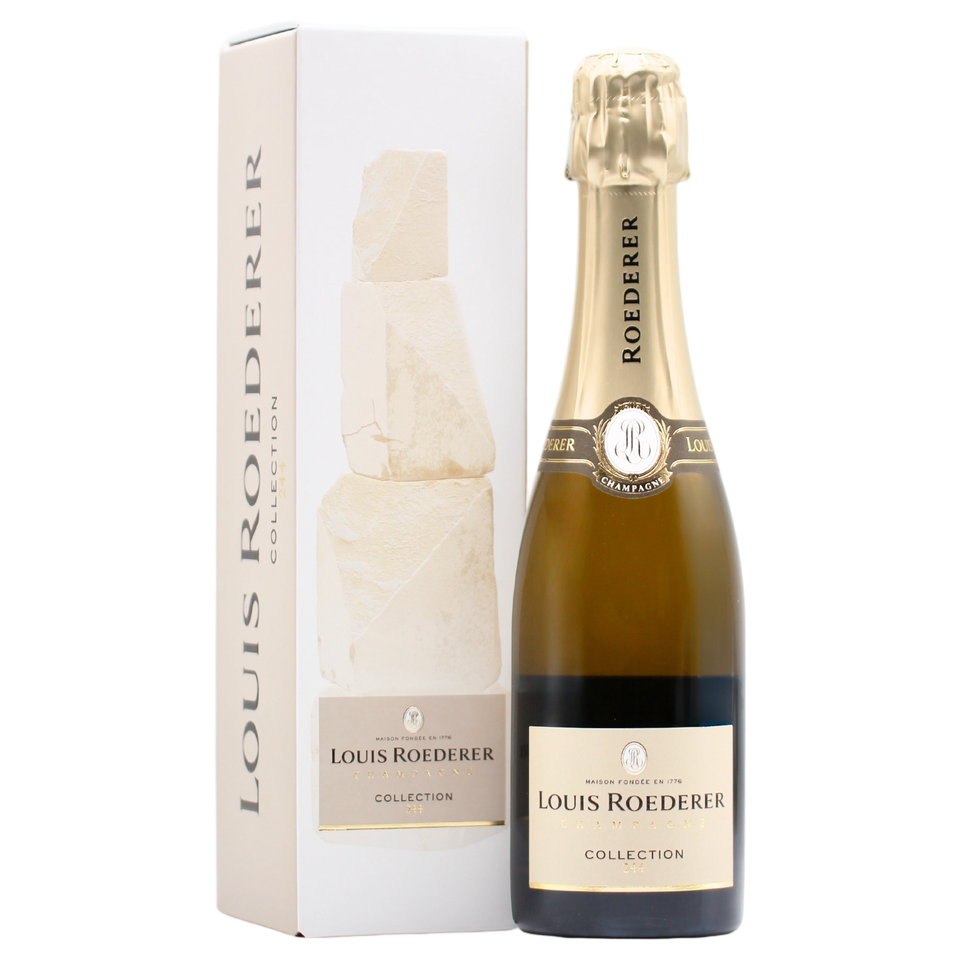 A bottle of Roederer Collection 247 Graphic Gift Box 750ml Sparkling Wine