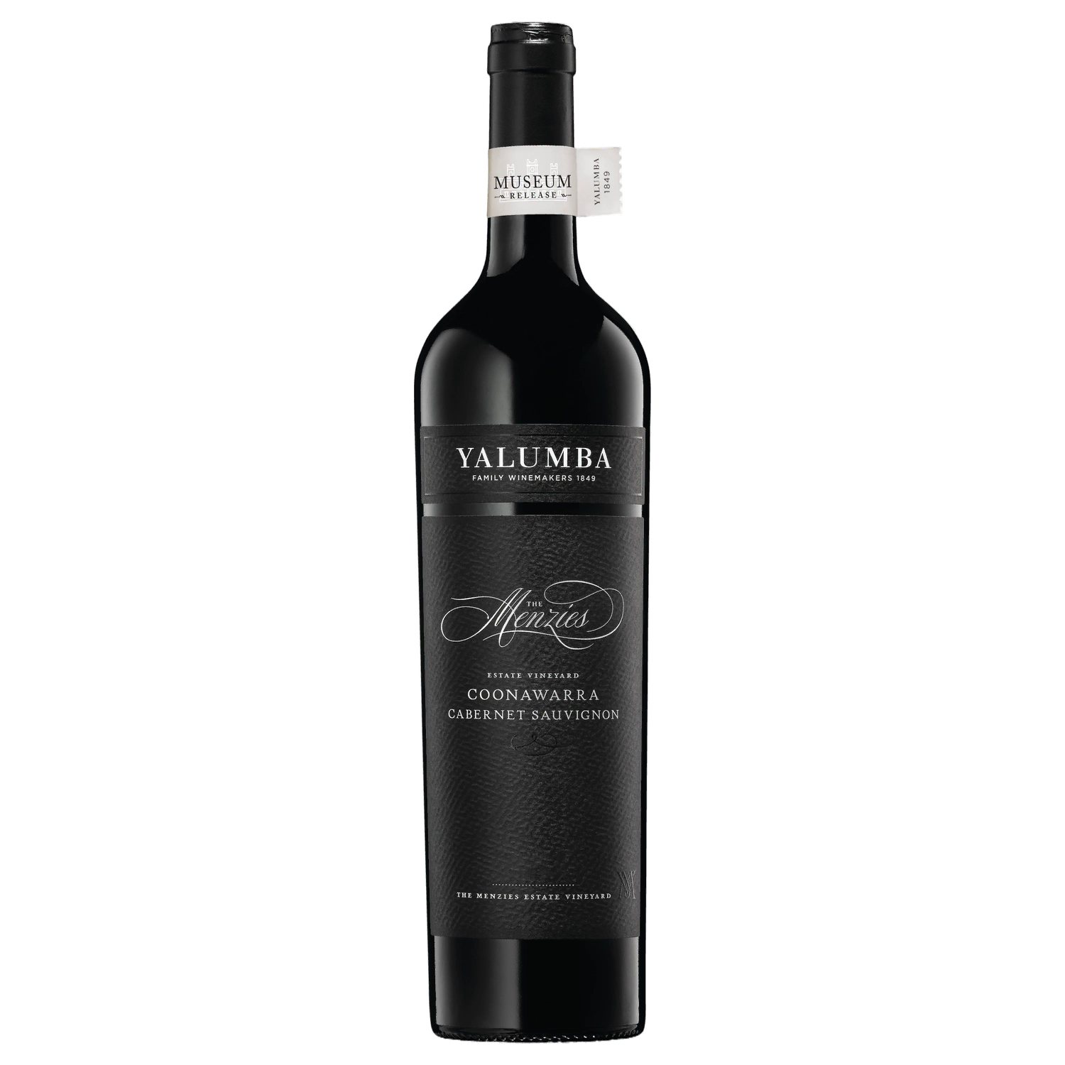 A bottle of Yalumba The Menzies Cabernet Sauvignon Museum Release 2016 750ml Red Wine