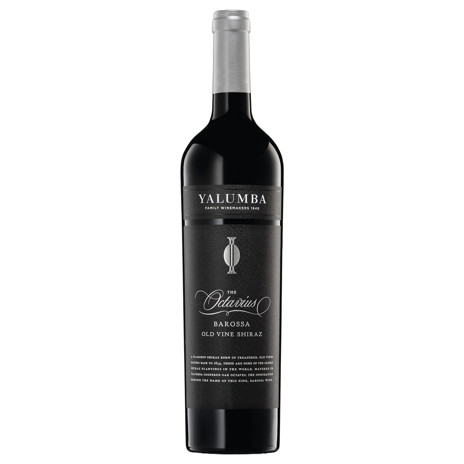 A bottle of Yalumba The Octavius Shiraz Wooden Box 2019 750ml Red Wine