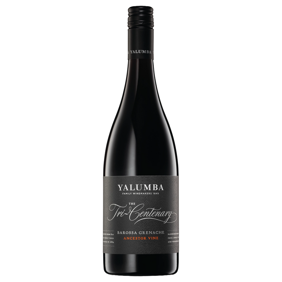 A bottle of Yalumba The Tri Centenary Grenache 2024 750ml Red Wine