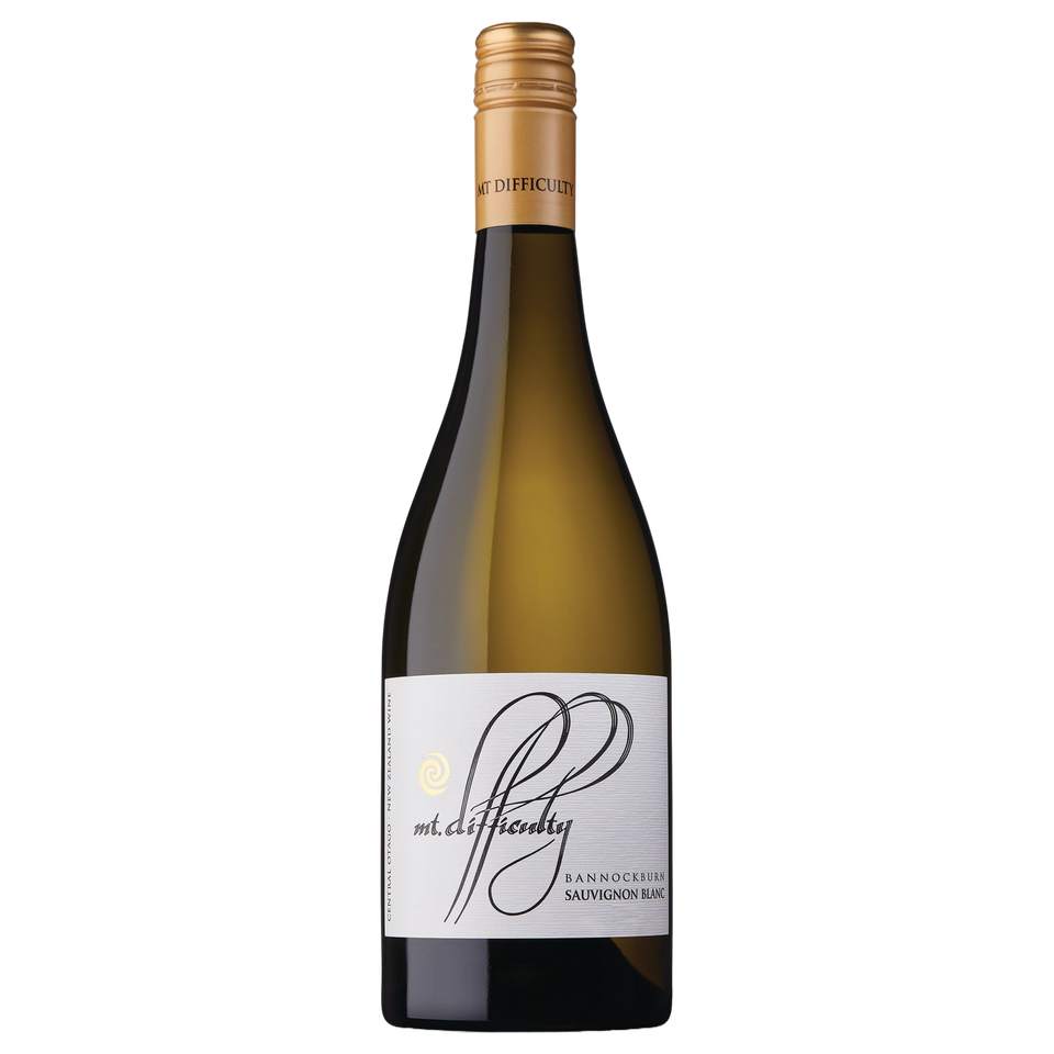 A bottle of Mt Difficulty Bannockburn Sauvignon Blanc 2025 750ml White Wine