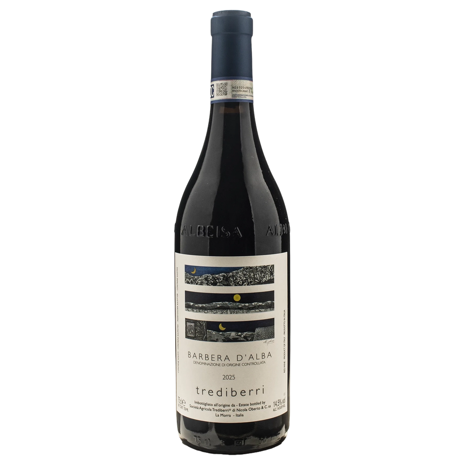 A bottle of Trediberri Barbera d'Alba Screwcap 2025 750ml Red Wine