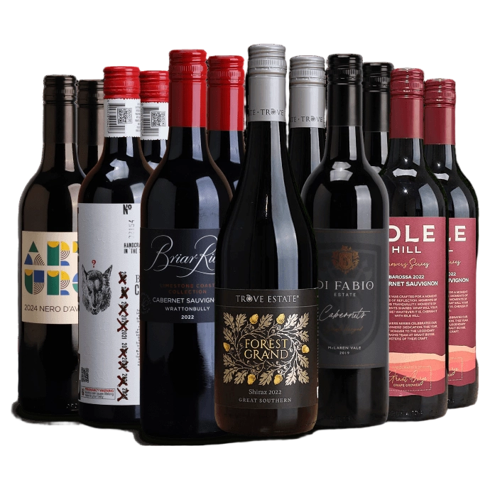 A collection of No One Else Can Do This Red Dozen from The Wine Collective