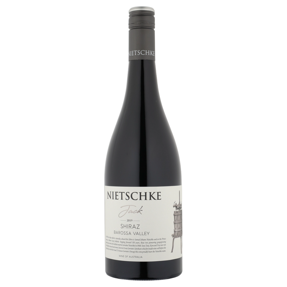 A bottle of Nietschke Jack Shiraz 2025 750ml Red Wine