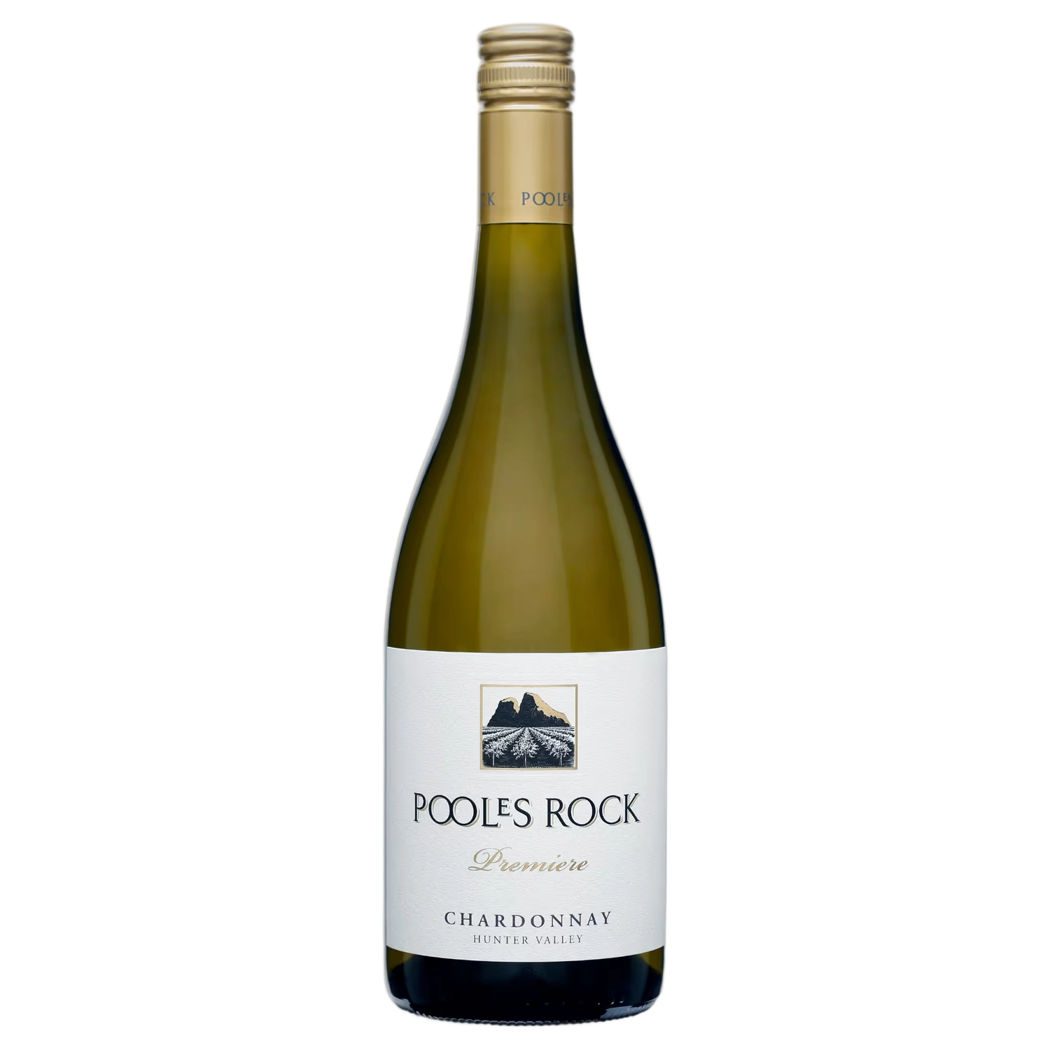 A bottle of Pooles Rock Premiere Chardonnay 2024 750ml White Wine