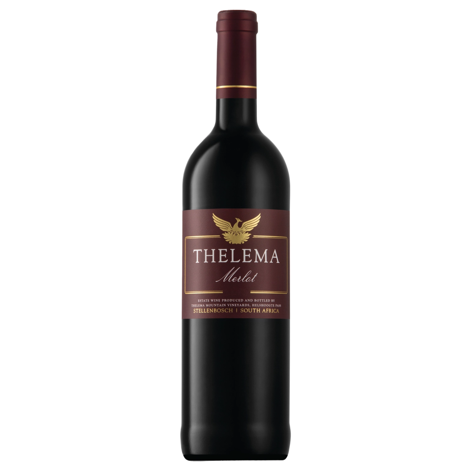 A bottle of Thelema Merlot 2021 750ml Red Wine