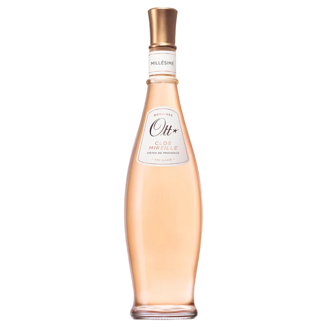 A bottle of Dom.Ott Clos Mireille Rose 2025 1500ml Rose Wine
