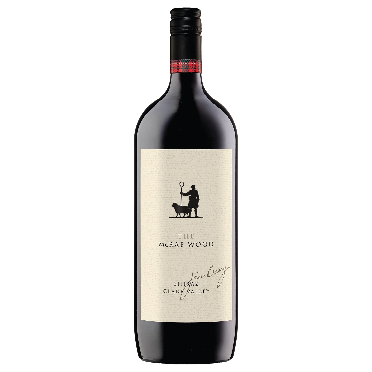 A bottle of Jim Barry The McRae Wood Shiraz Cellar Release 2002 3000ml Red Wine