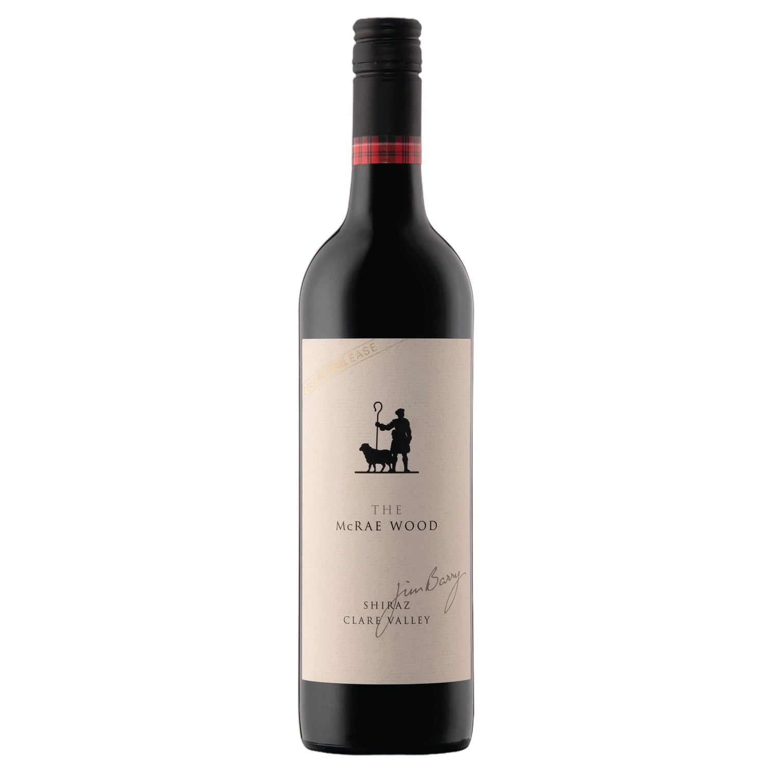 A bottle of Jim Barry The McRae Wood Shiraz Cellar Release 2019 6000ml Red Wine