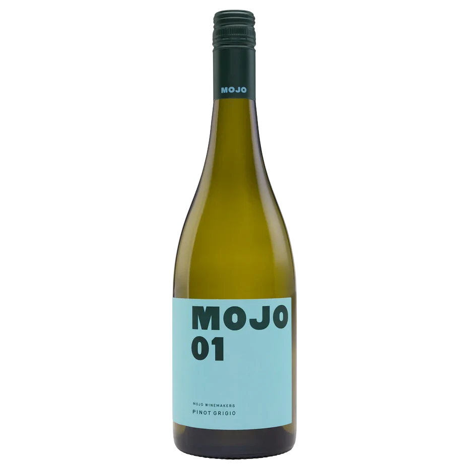 A bottle of Mojo Pinot Grigio 2026 750ml White Wine