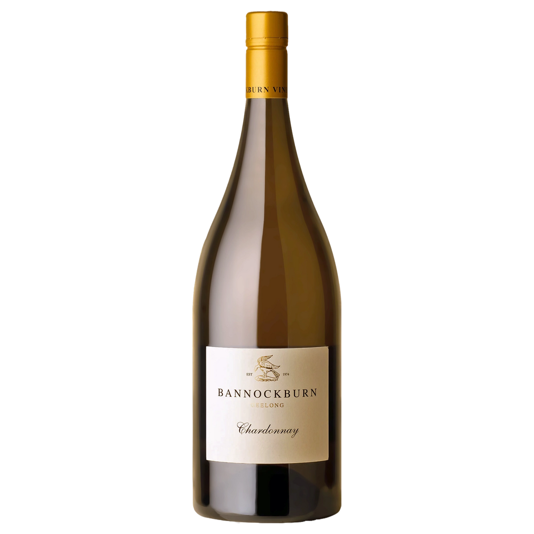 A bottle of Bannockburn Chardonnay 2025 () 2024 1500ml White Wine