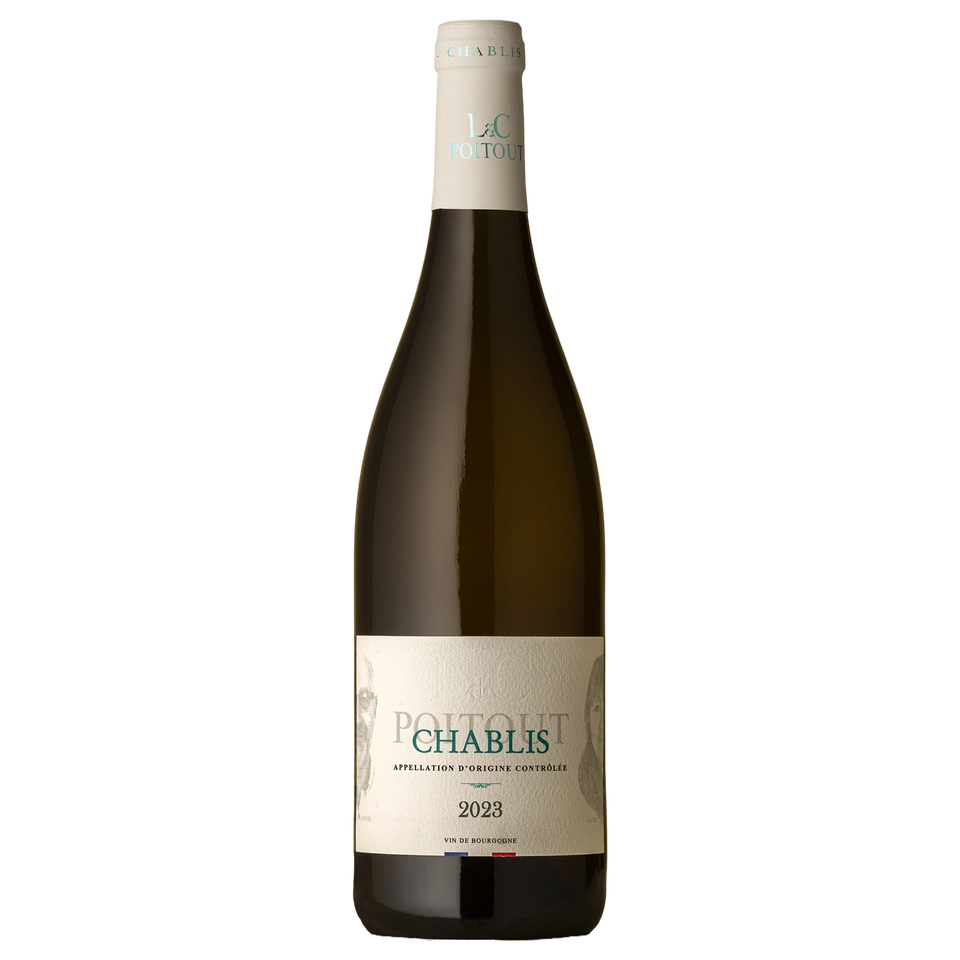 A bottle of L&C Poitout Chablis 2024 750ml White Wine