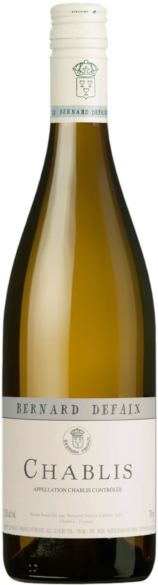 A bottle of Domaine Bernard Defaix Chablis 2025 750ml White Wine
