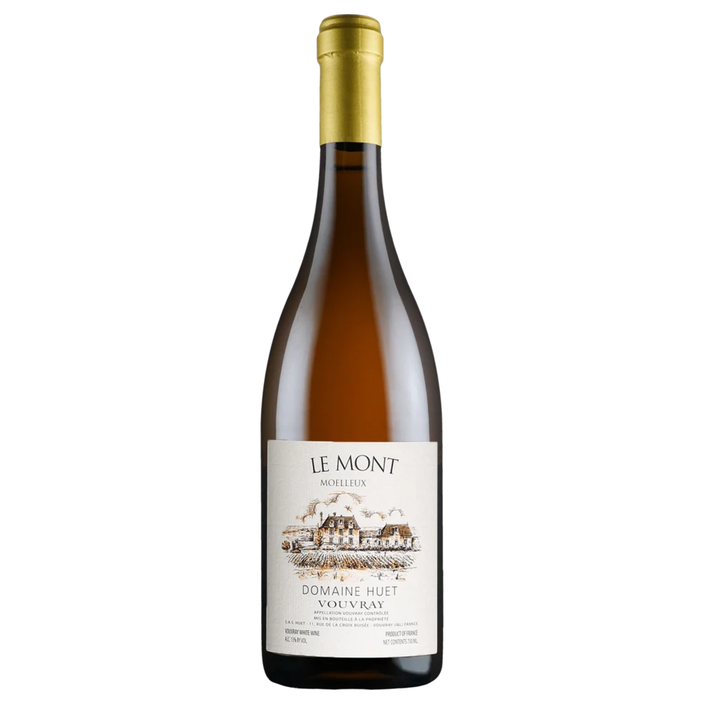 A bottle of Domaine Huet Vouvray Le Mont Moelleux 2023 750ml White Wine