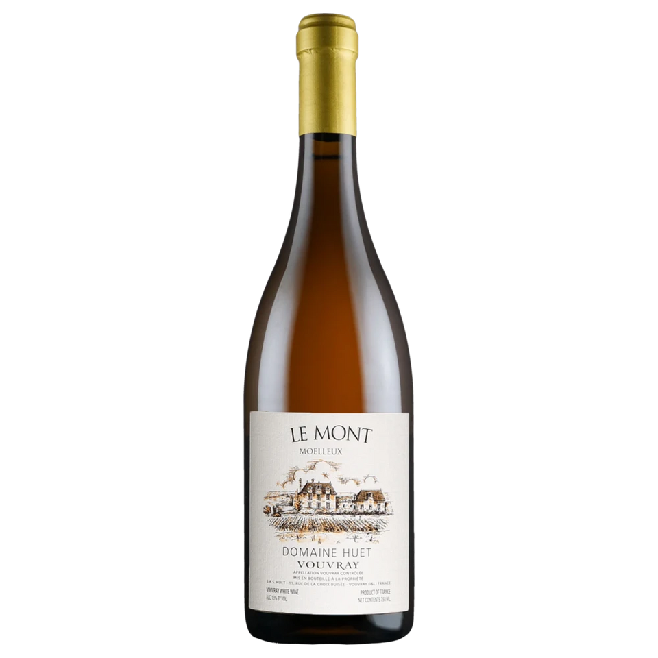 A bottle of Domaine Huet Vouvray Le Mont Moelleux 2023 750ml White Wine