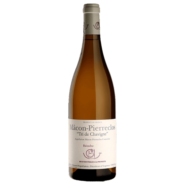 A bottle of Domaine Guffens Heynen Mâcon Pierreclos Tris de Chavigne 2024 750ml White Wine