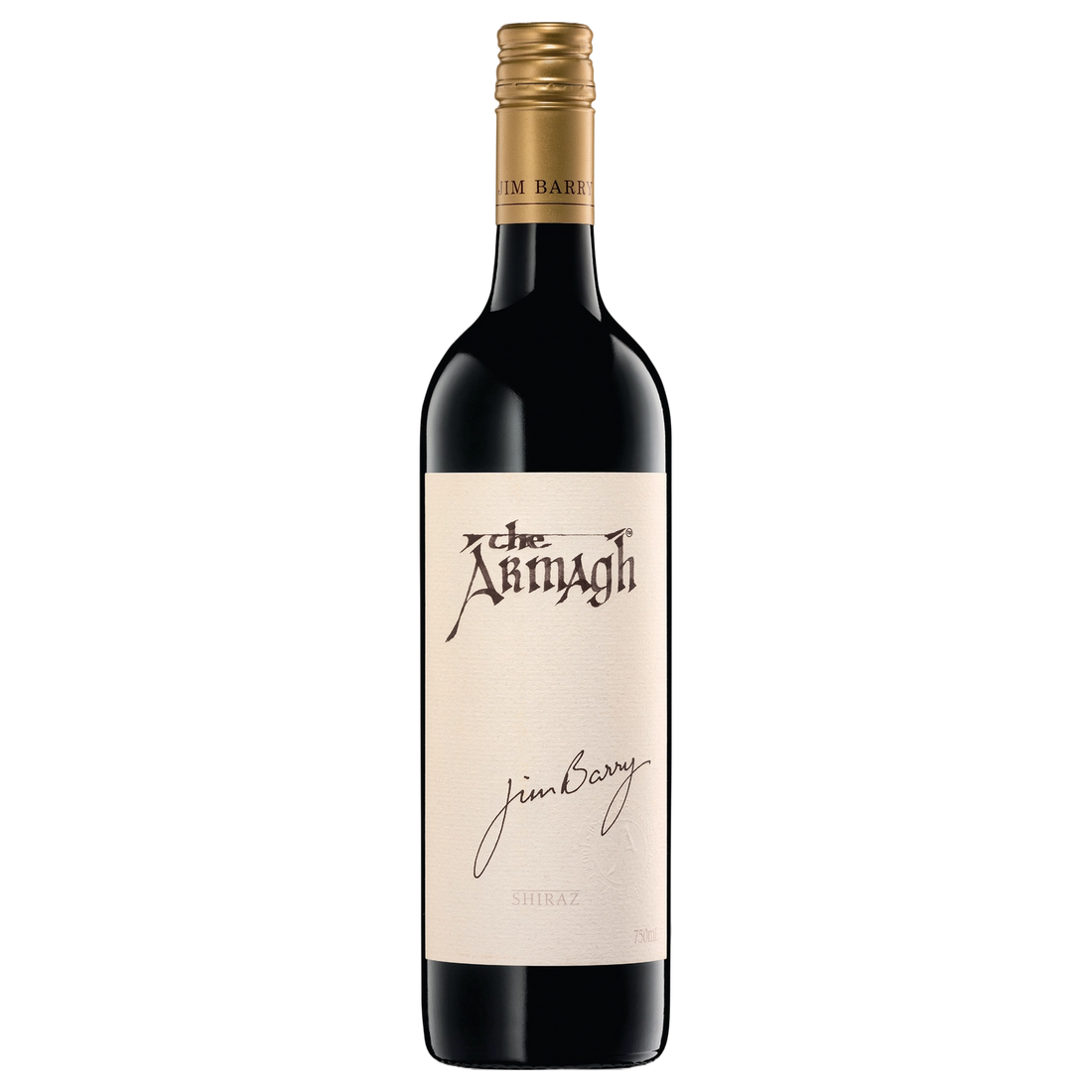 A bottle of Jim Barry The Armagh Shiraz Cellar Release 2017 750ml Red Wine