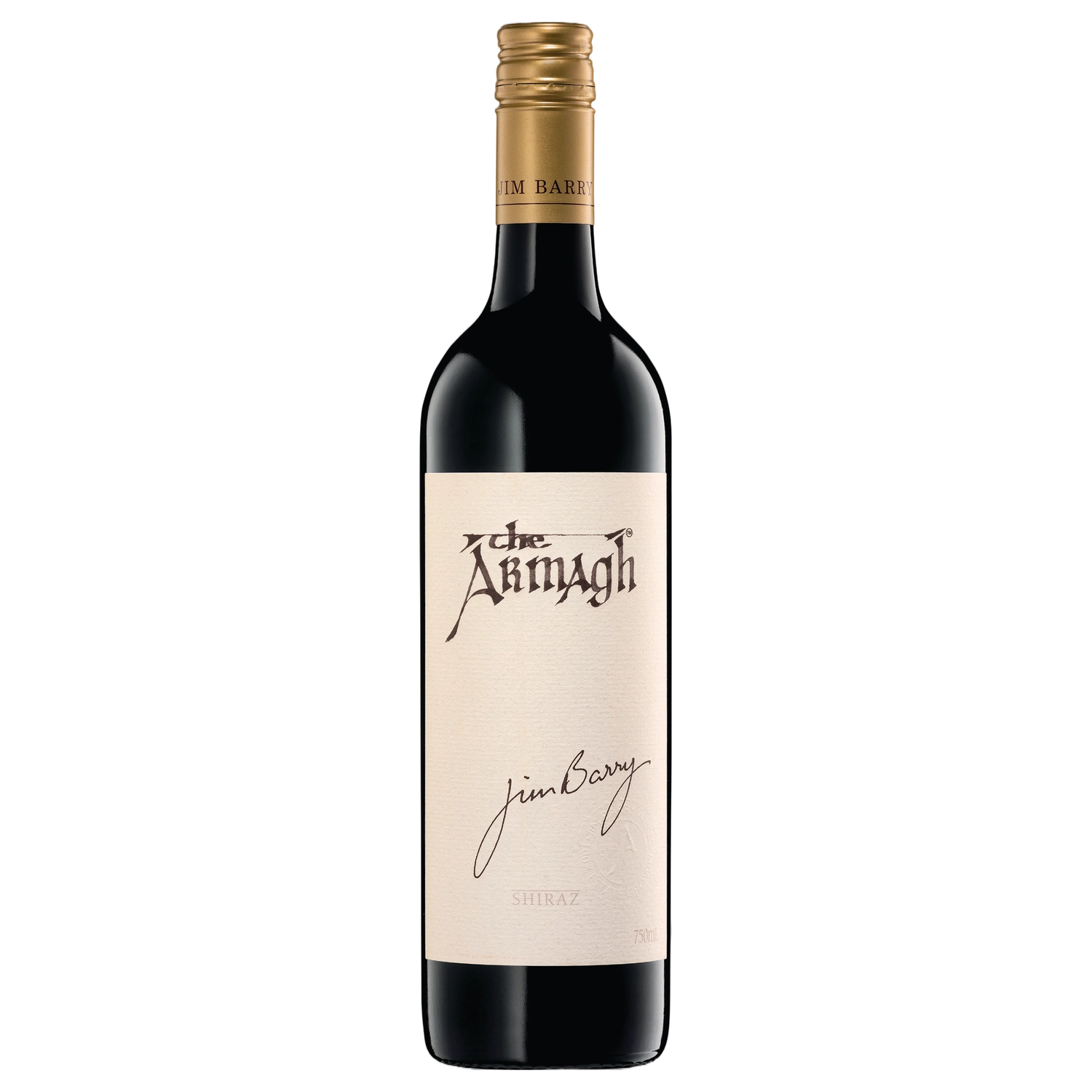 A bottle of Jim Barry The Armagh Shiraz Cellar Release 2017 750ml Red Wine
