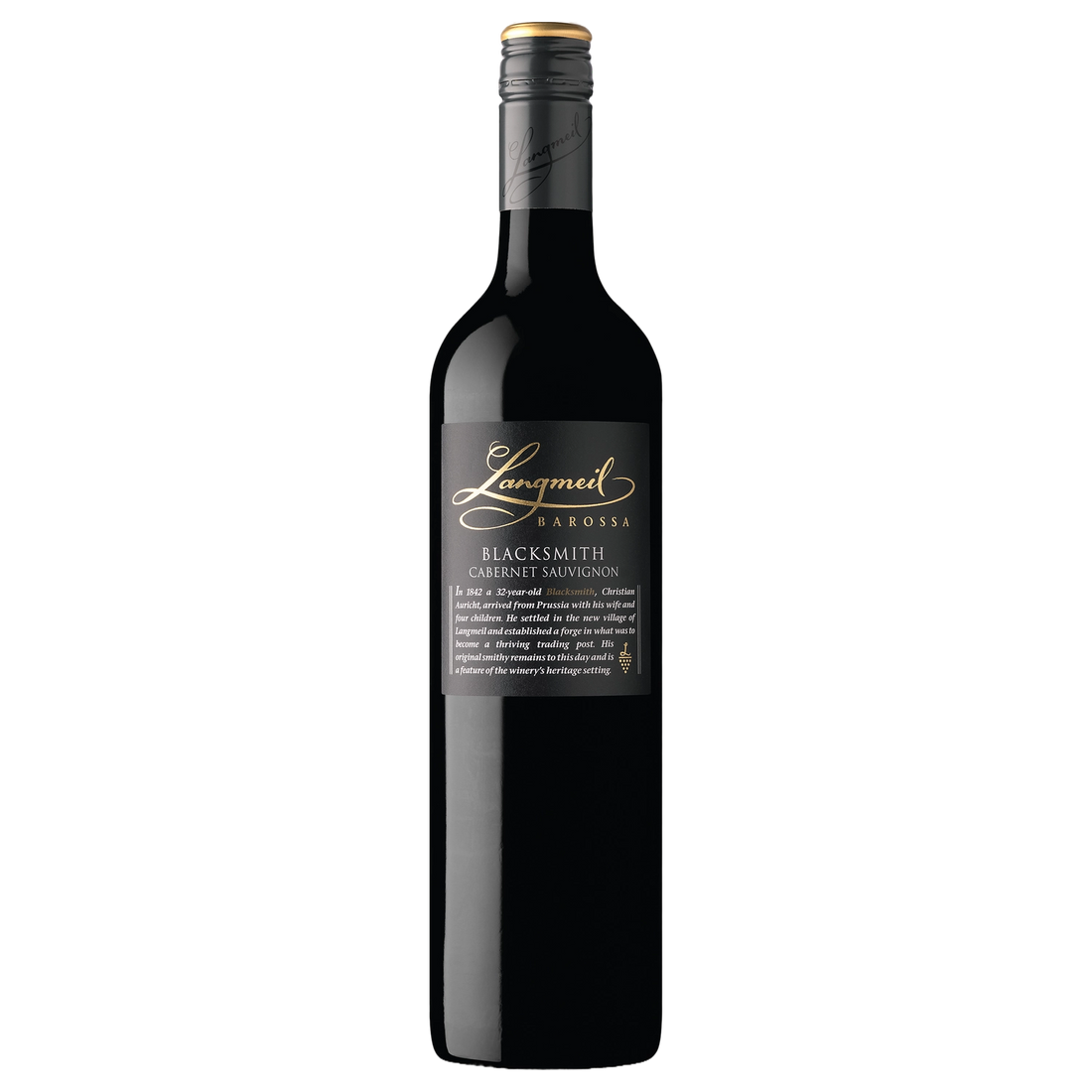 A bottle of Langmeil Blacksmith Cabernet Sauvignon 2023 750ml Red Wine