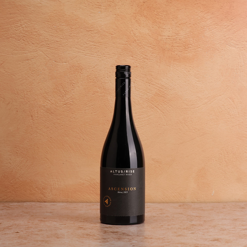 A bottle of Altus Rise Ascension Shiraz 2023 750ml Red Wine