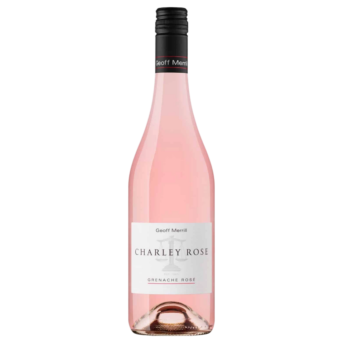 A bottle of Geoff Merrill Charley Rose Grenache Rose 2025 750ml Rose Wine