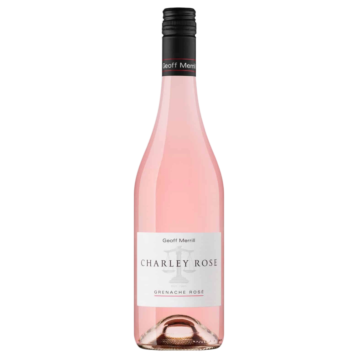 A bottle of Geoff Merrill Charley Rose Grenache Rose 2025 750ml Rose Wine