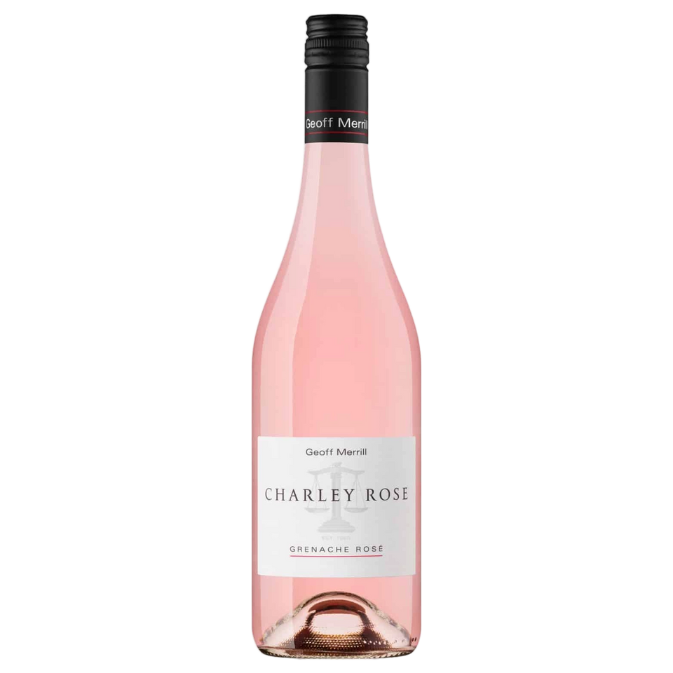 A bottle of Geoff Merrill Charley Rose Grenache Rose 2025 750ml Rose Wine