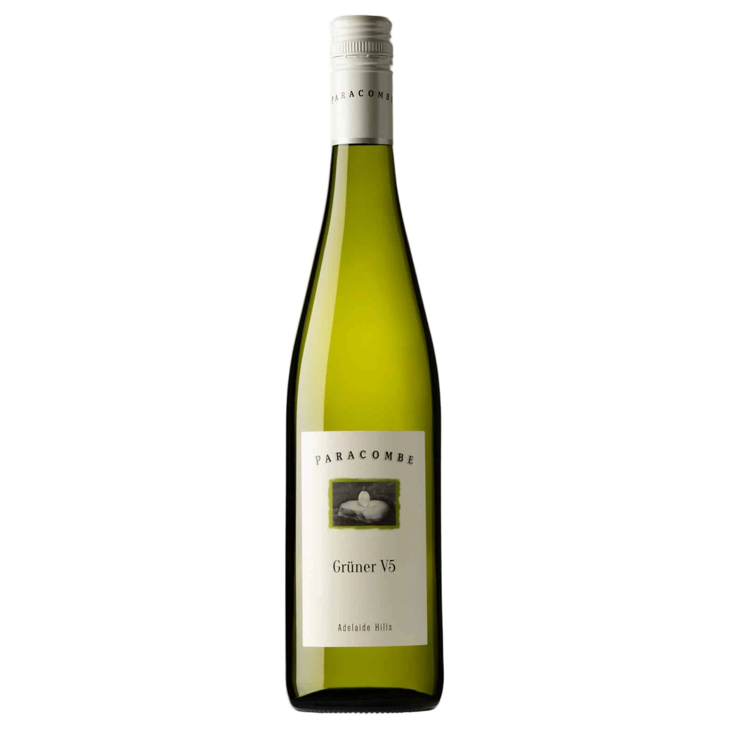 A bottle of Paracombe Reserve Gruner V5 2023 750ml White Wine