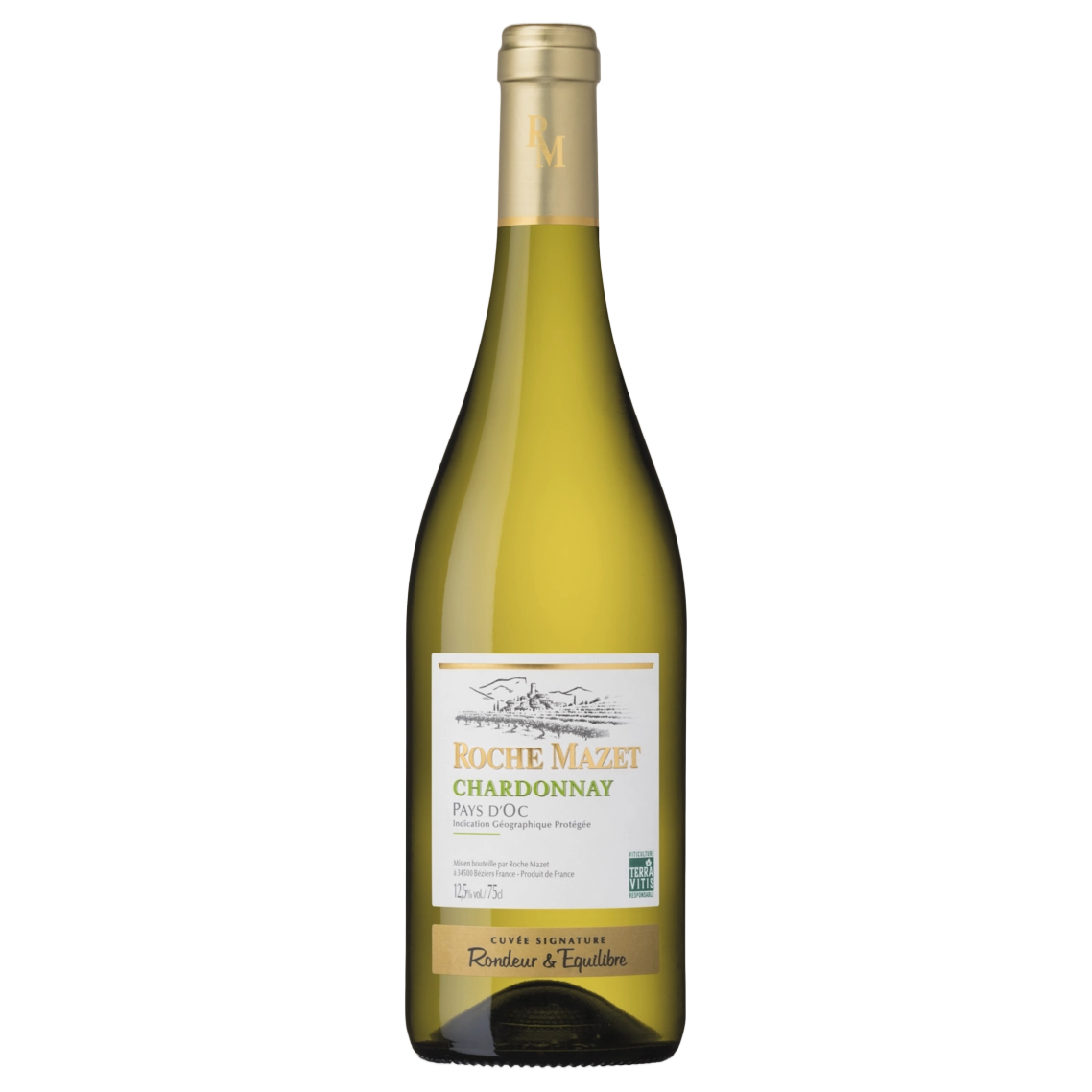 A bottle of Roche Mazet Pays d'Oc Chardonnay 2025 750ml White Wine