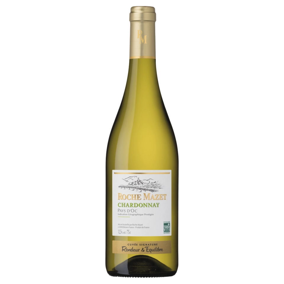 A bottle of Roche Mazet Pays d'Oc Chardonnay 2025 750ml White Wine