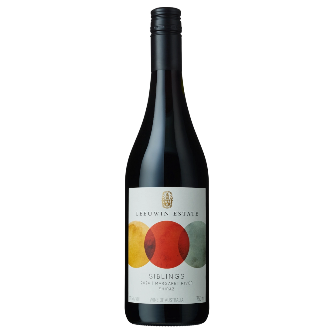 A bottle of Leeuwin Siblings Shiraz 2024 750ml Red Wine