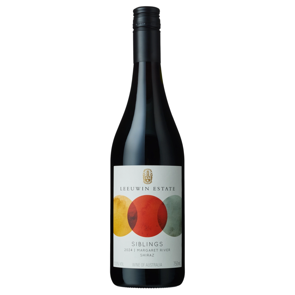 A bottle of Leeuwin Siblings Shiraz 2024 750ml Red Wine