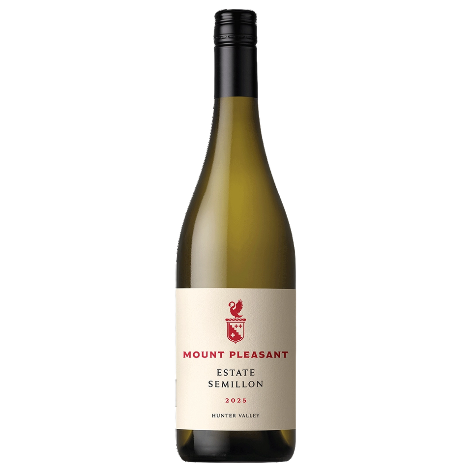A bottle of Mount Pleasant Estate Semillon 2025 750ml White Wine