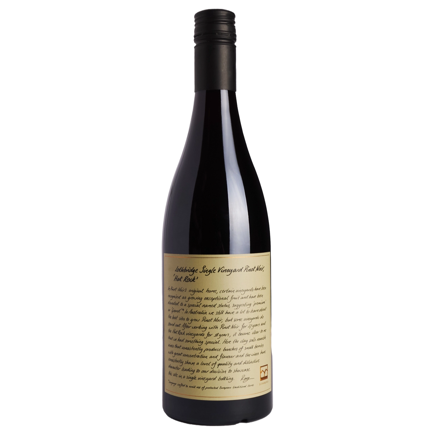 A bottle of Lethbridge SV Hat Rock Pinot Noir 2023 750ml Red Wine