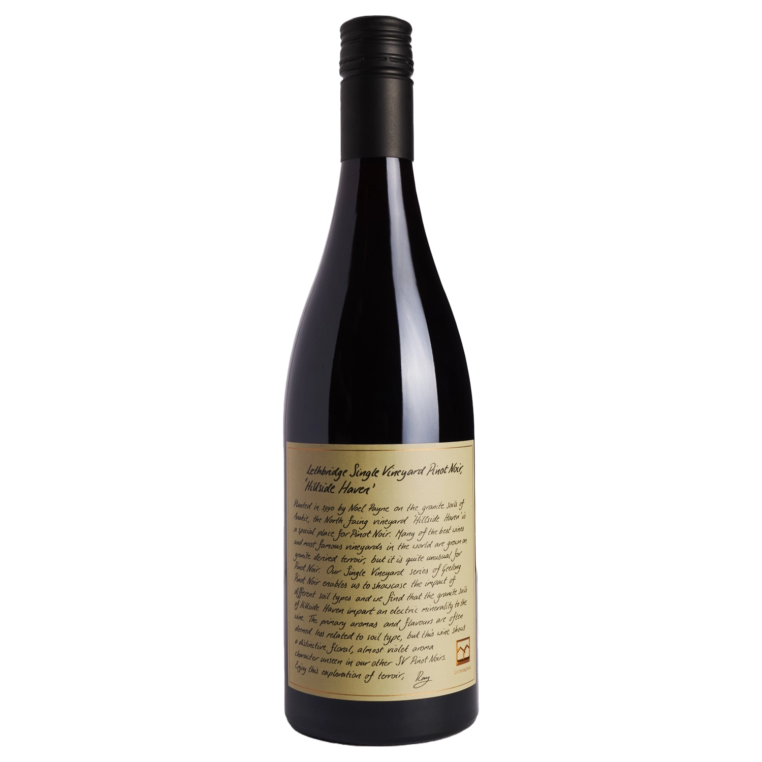 A bottle of Lethbridge SV Hillside Haven Pinot Noir 2023 750ml Red Wine