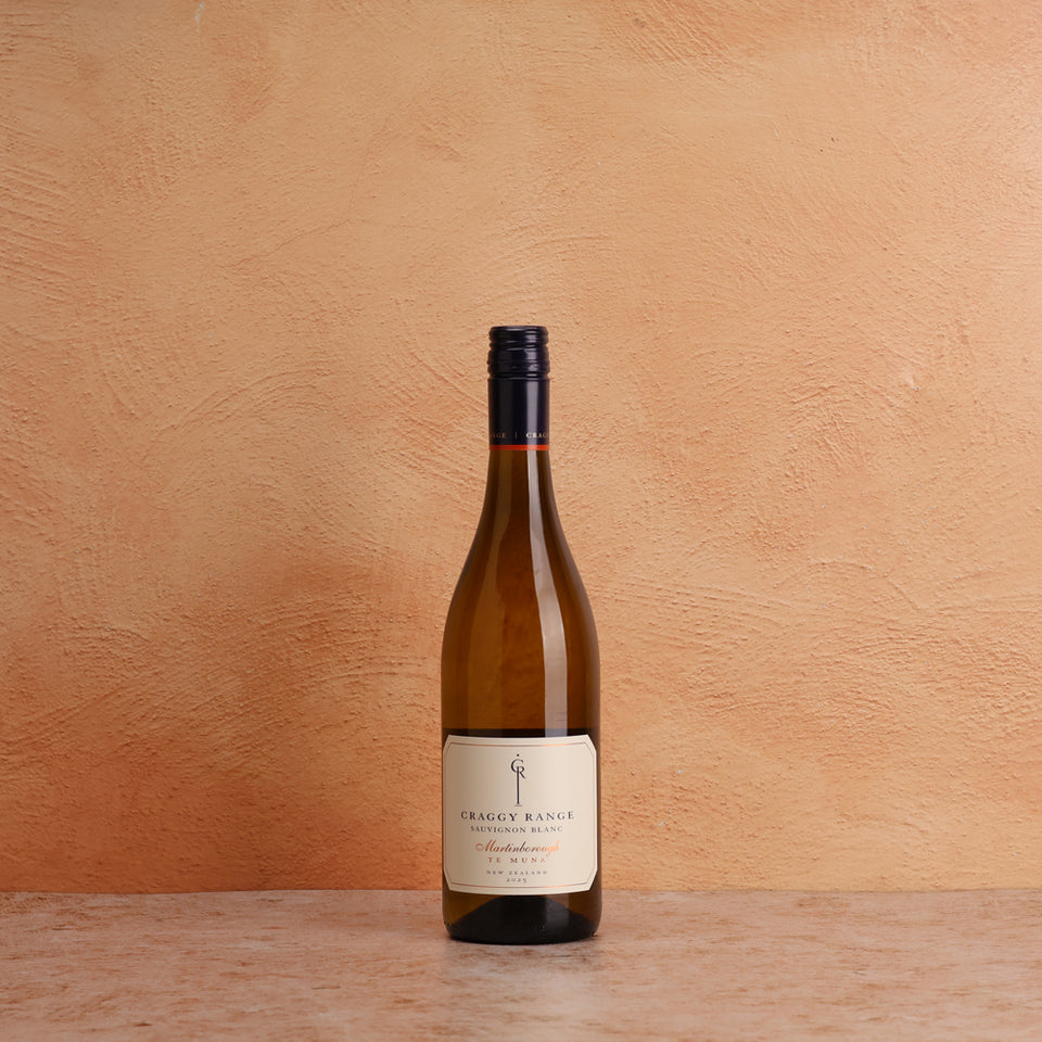 A bottle of Craggy Range Te Muna Road Sauvignon Blanc 2025 750ml White Wine