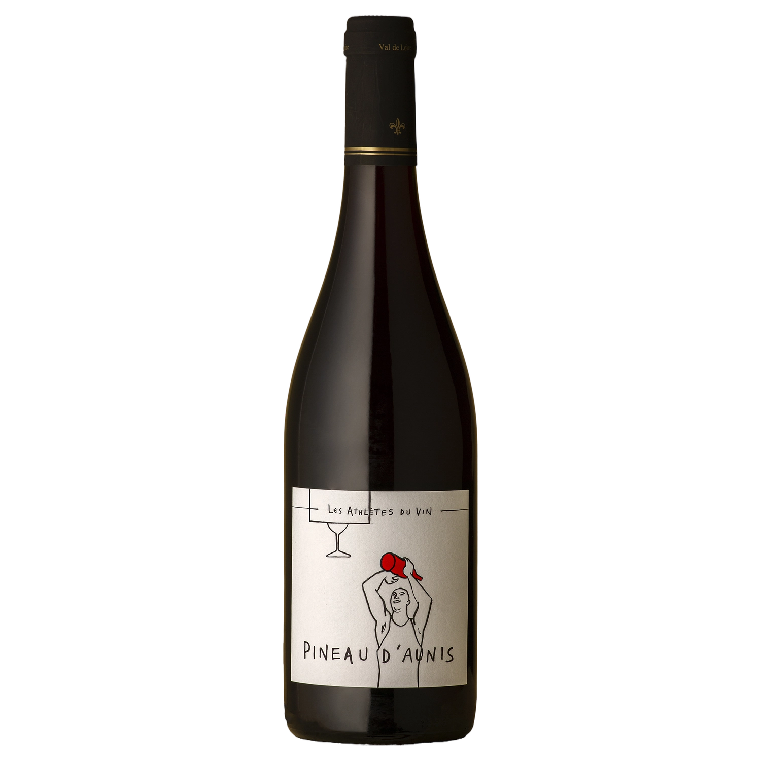 A bottle of Les Athletes Du Vin Touraine Pineau D'Aunis Red 2024 750ml Red Wine