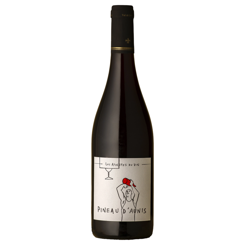 A bottle of Les Athletes Du Vin Touraine Pineau D'Aunis Red 2024 750ml Red Wine