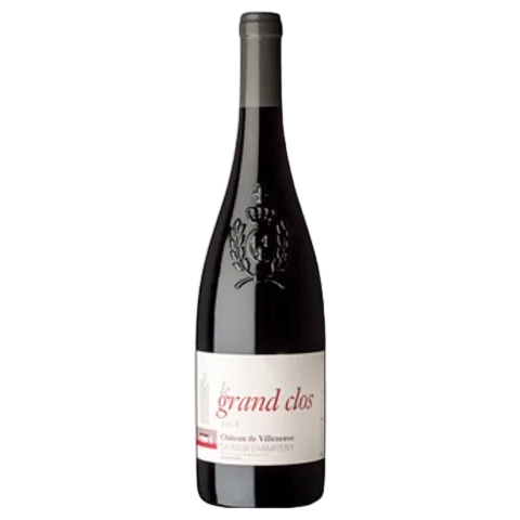 A bottle of Chateau De Villeneuve Saumur 'Le Grand Clos' 2018 750ml Red Wine