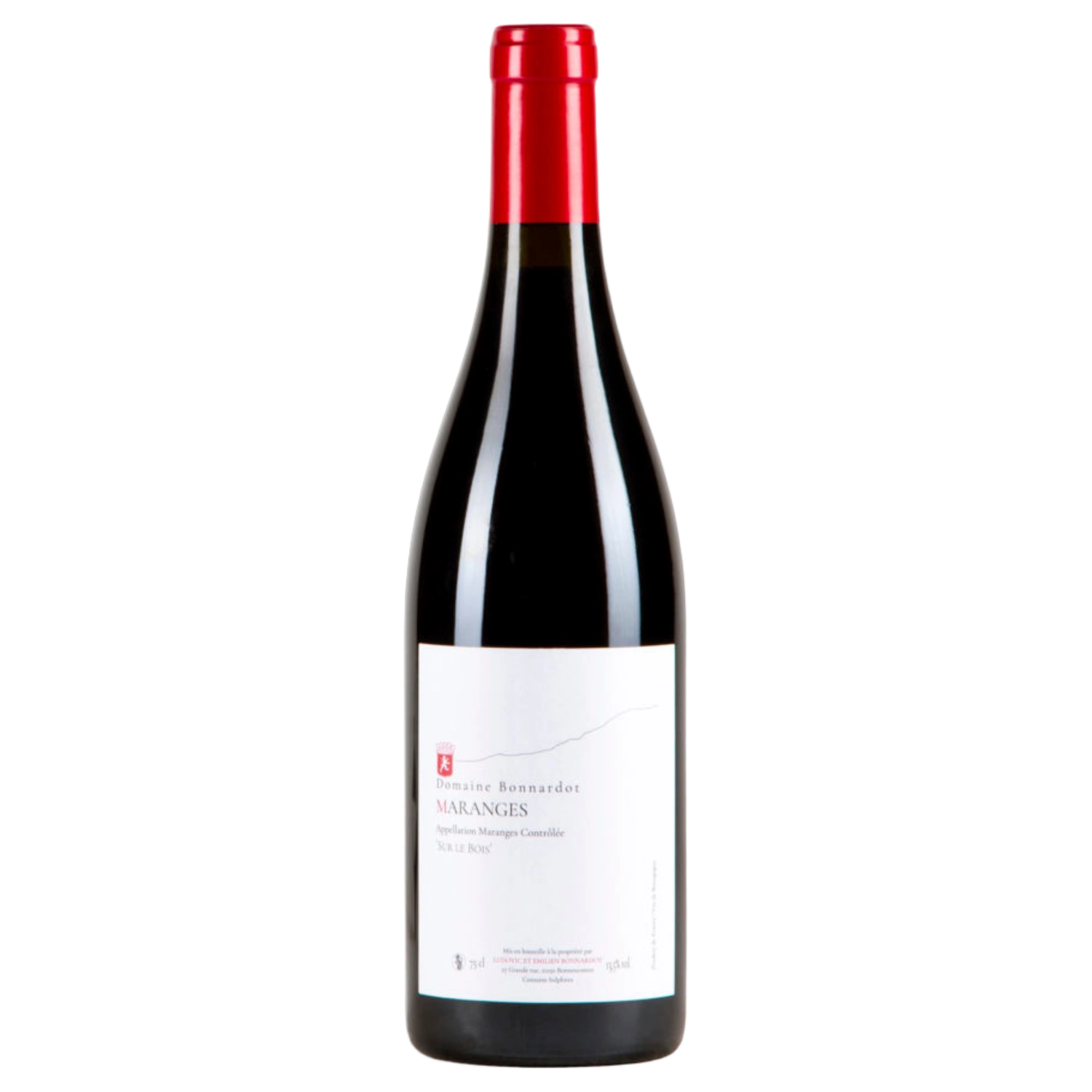 A bottle of Domaine Ludovic Bonnardot Maranges 'Sur Le Bois' Red 2022 750ml Red Wine