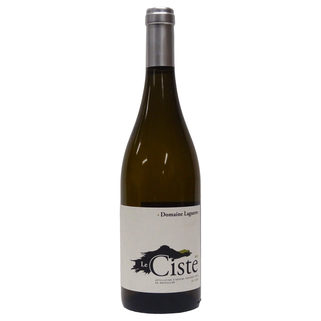 A bottle of Domaine Laguerre Cotes Roussillon 'La Ciste’ White 2023 750ml Red Wine