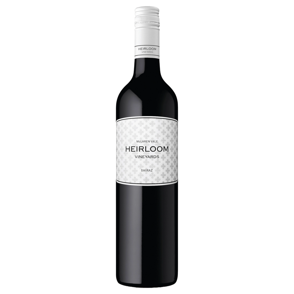 A bottle of Heirloom Vineyards McLaren Vale Shiraz 2024 750ml Red Wine