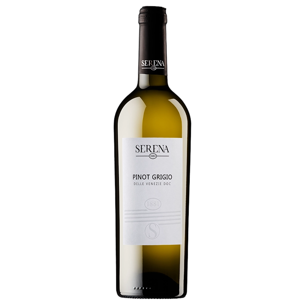 A bottle of Serena 1881 Pinot Grigio 2025 750ml White Wine