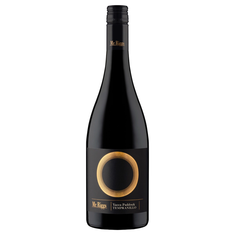 A bottle of Mr. Riggs Yacca Paddock Tempranillo 2024 750ml Red Wine