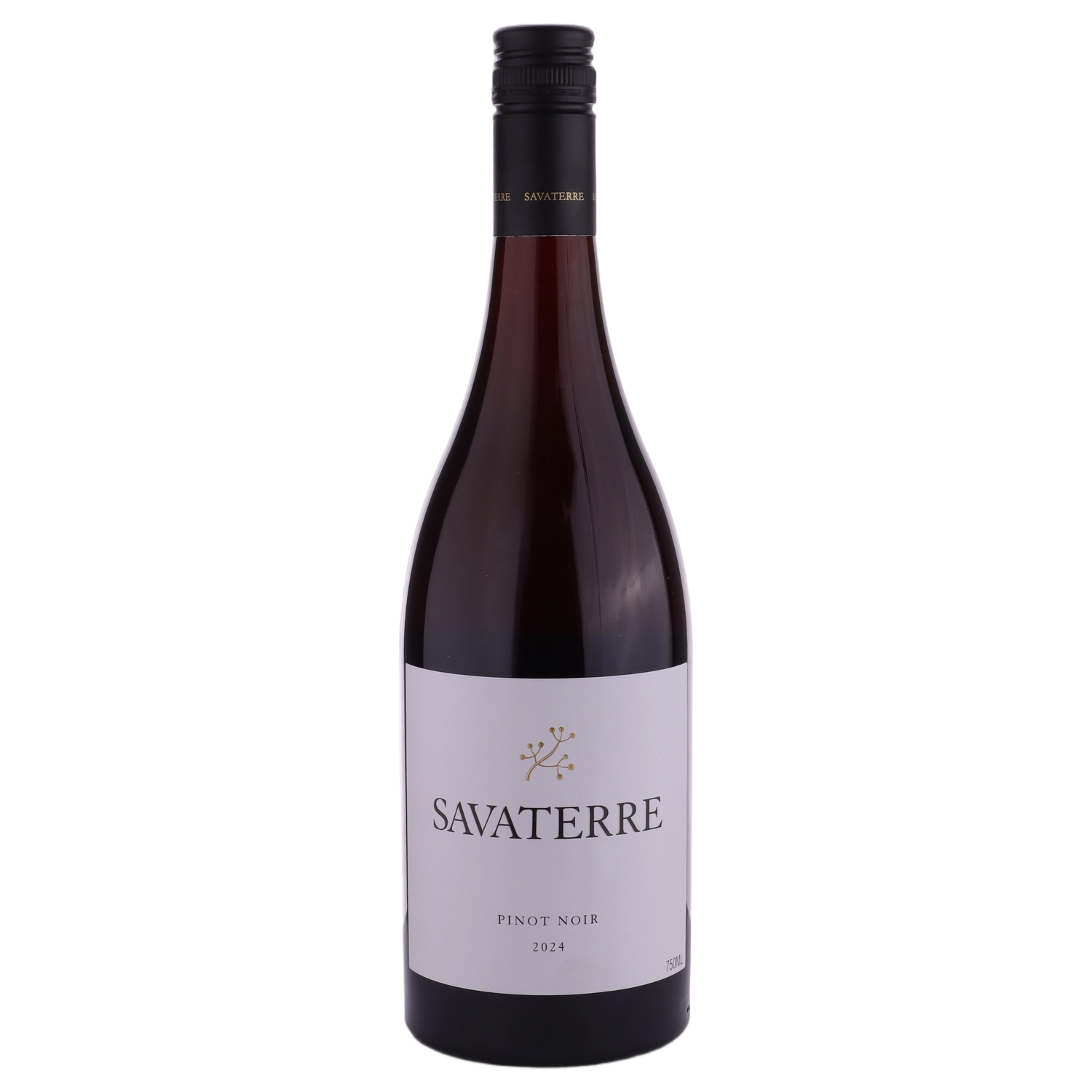 A bottle of Savaterre  Pinot Noir 2024 750ml Red Wine