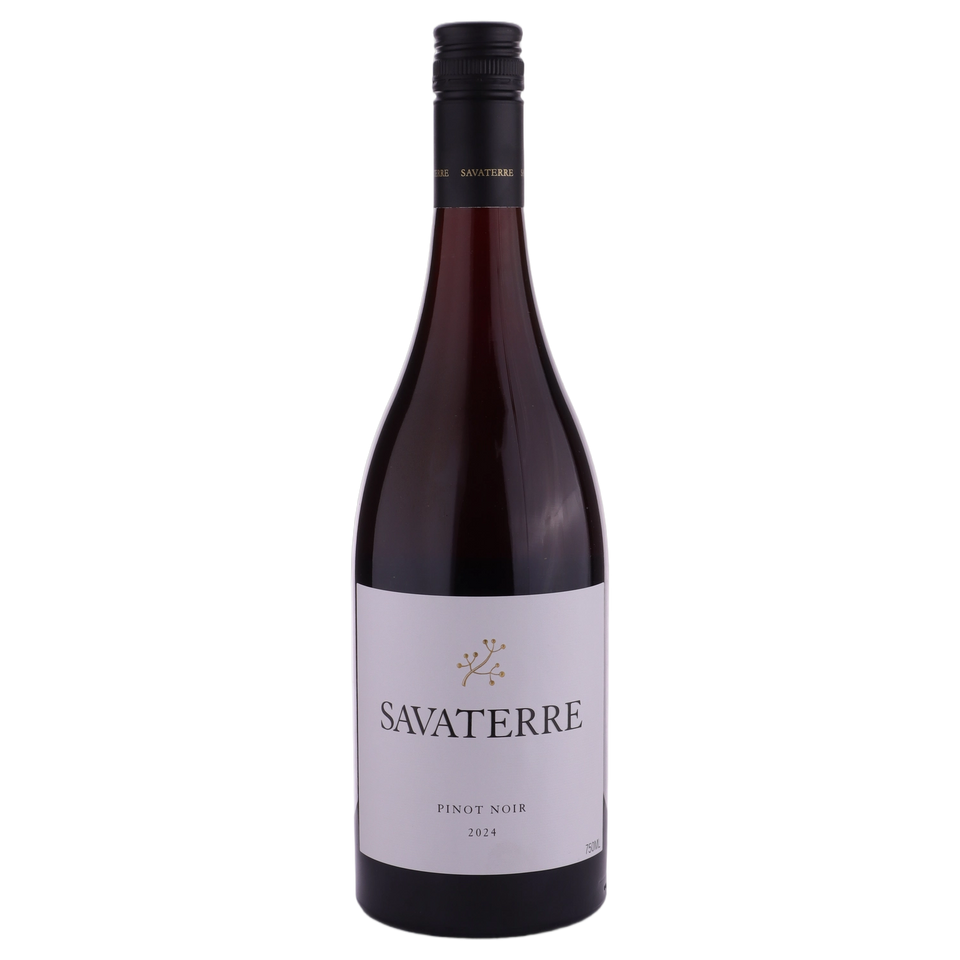 A bottle of Savaterre  Pinot Noir 2024 750ml Red Wine